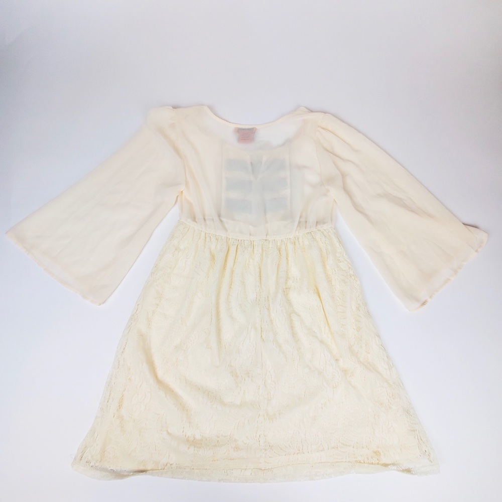 Flying Tomato Ivory Embroidered Crochet Dress - Picture 7 of 7